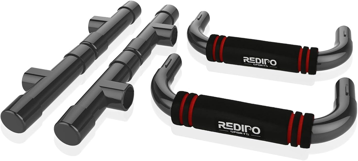 Ergonomic Push-Up Bars for Strength Training - Portable Anti-Slip Workout Stands for Home Fitness and Floor Exercises
