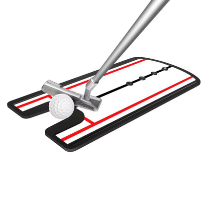 Golf Putting Practice Mirror - Alignment Training Aid for Improved Putting Accuracy