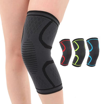 Elastic Compression Knee Brace Sleeve for Sports, Fitness, and Arthritis Prevention