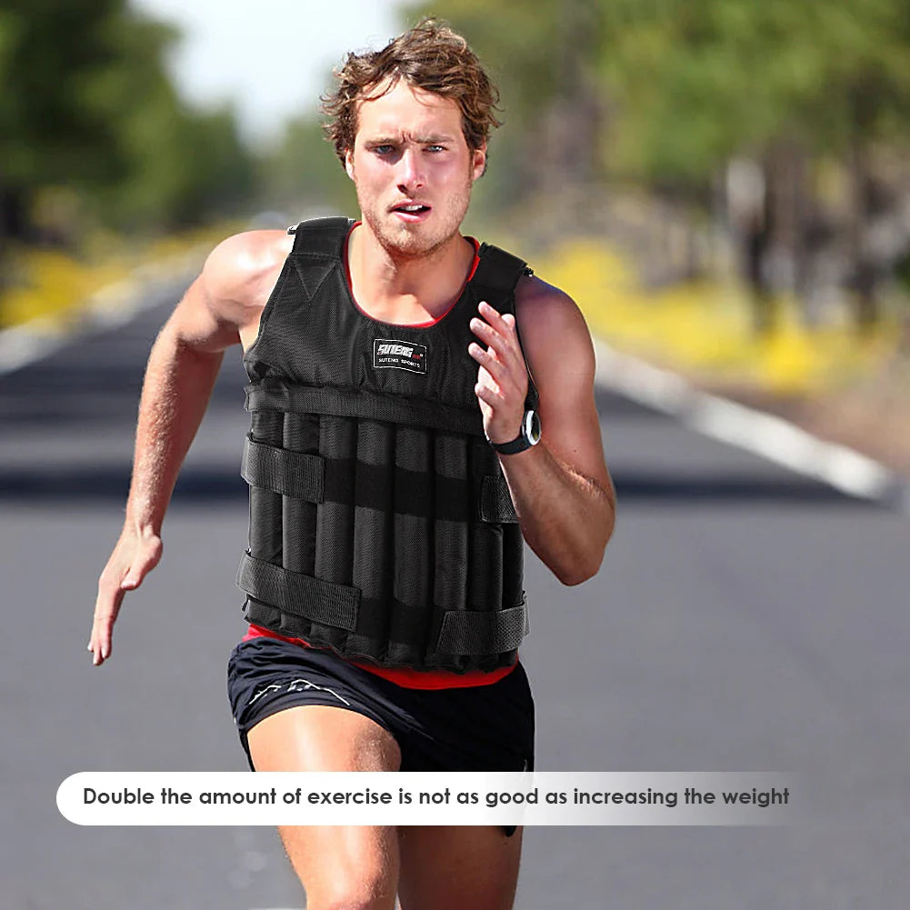 Adjustable Weight Training Vest for Fitness and Running - Available in 3/15/35Kg Options