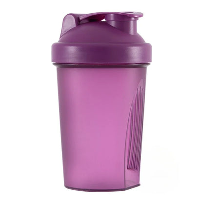 400ml Portable Plastic Shaker Bottle for Sports and Fitness - Ideal for Whey Protein Mixing and Outdoor Use
