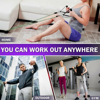 Ultimate Resistance Bands with Handles - Ideal for Men & Women, Perfect for Strength Training and Home Workouts!