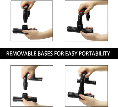 Ergonomic Push-Up Bars for Strength Training - Portable Anti-Slip Workout Stands for Home Fitness and Floor Exercises