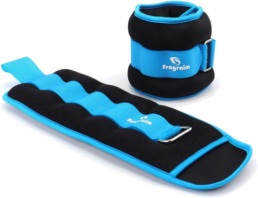 Adjustable Ankle Weights for All Ages - 1 to 20 lbs Pair for Strength Training, Jogging, Gymnastics, Aerobics, Home Fitness, and Physical Therapy